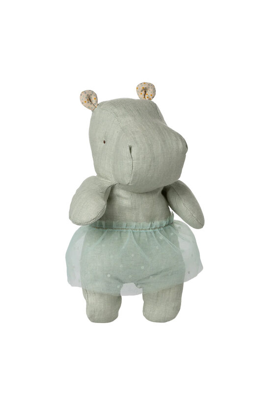 Safari friends, Hippo w. skirt, Small - Mint | Maileg 16-5601-01